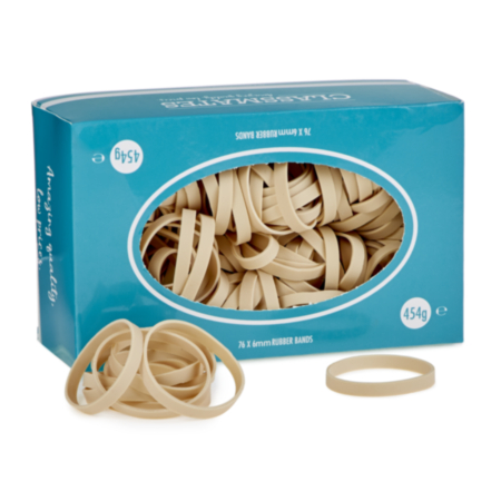 Classmates Rubber Bands 454g ( 76x6mm )
