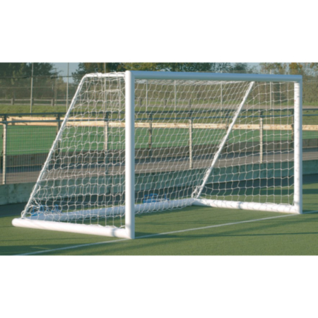 Standard School Portable Goal- White- 16x7ft- Pack of 2