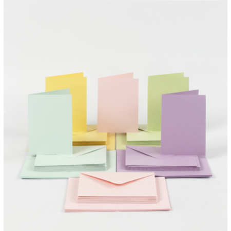 Card And Evelope Pack Pastels