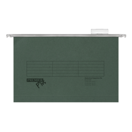 Premierplus Suspension File Green A4 Pack 50