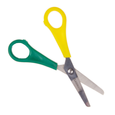 School Scissors L Handed Pack 12