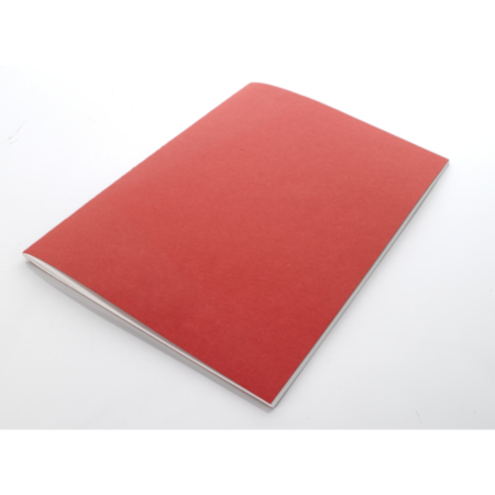 Stapled Sketchbook A4 105gsm  Pack 10 Red