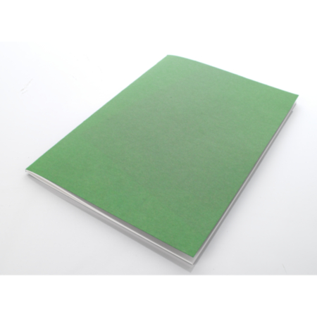 Stapled Sketchbook A4 105gsm  Pack 10 Green