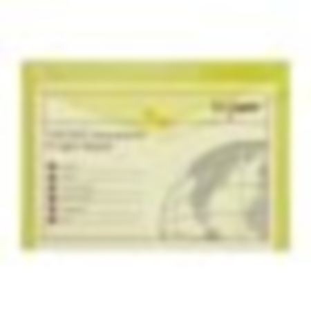 A4 Popper Wallet Yellow