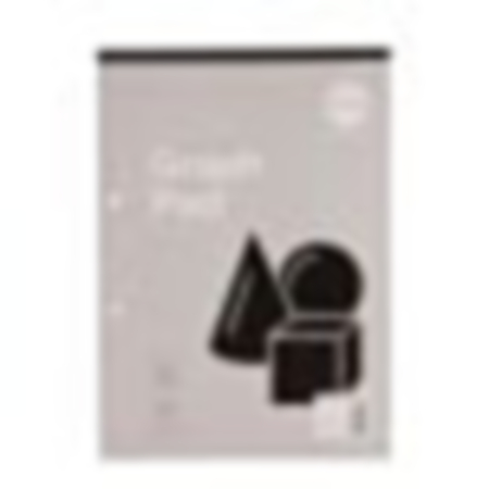 Refill Pads A4 50p Grph2-10-20mm Grey Pack 6