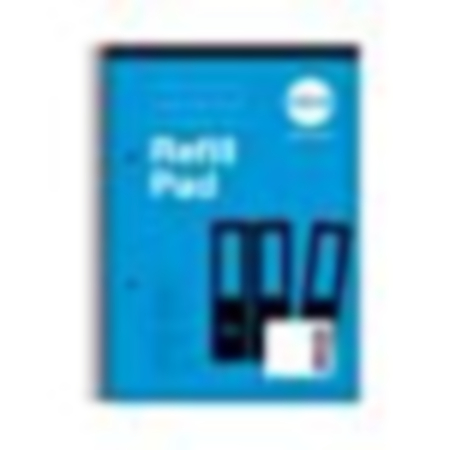 Refill Pads A5 60p 8mm Margin Blue Pack 6