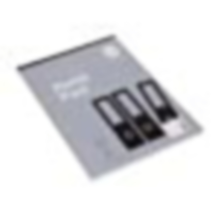 Refill Pads A4 80p 8mm Ruled M Grey Pack 10