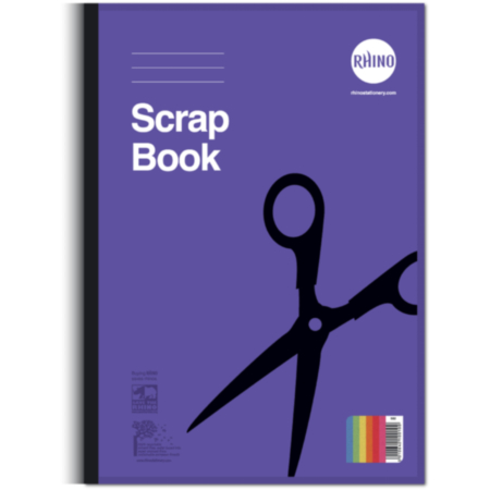 Scrap Book 80p 100gsm Assorted  Pack 6