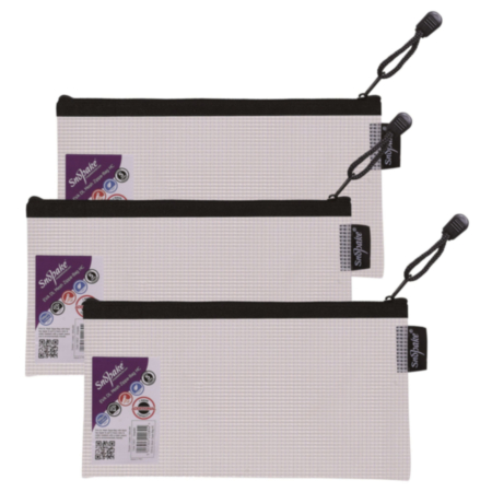 Eva Dl Mesh Dl Zipper-bag Hc Blk Pack 3