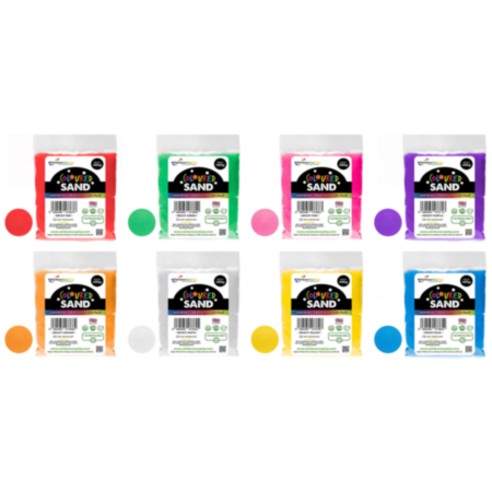 Coloured Sand Refill Bags 485g Pack 8