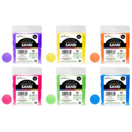 Fluorescent Sand Refill Bags 485g Pack 6