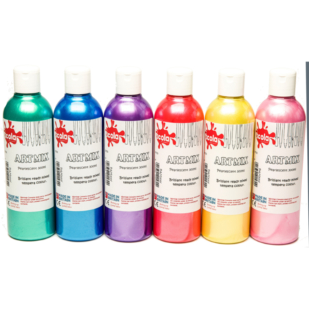 Scola Pearlescent Paint 300ml  Pack 6