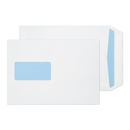 C5 White Press Seal Window 100gsm