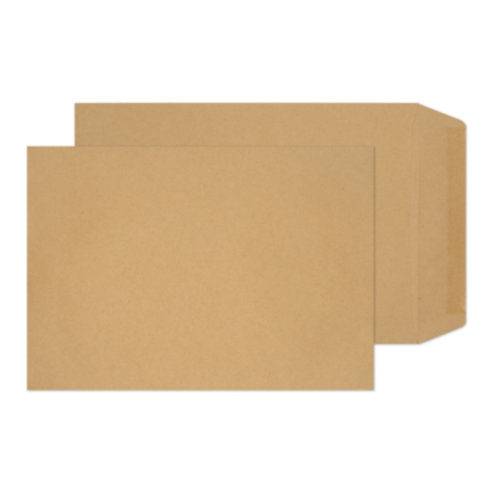 Envelope Manilla Gummed Plain 254x178mm