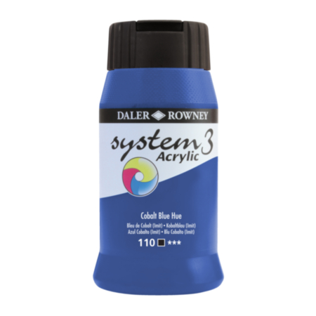 System 3 Cobalt Blue Acr 500ml