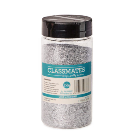 Flakes Glitter 250g Silver