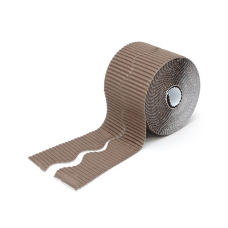Scalloped Bordette Brown