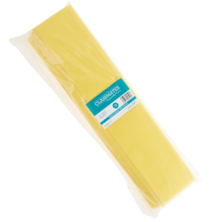 Colour Fast Crepe 3m Yellow
