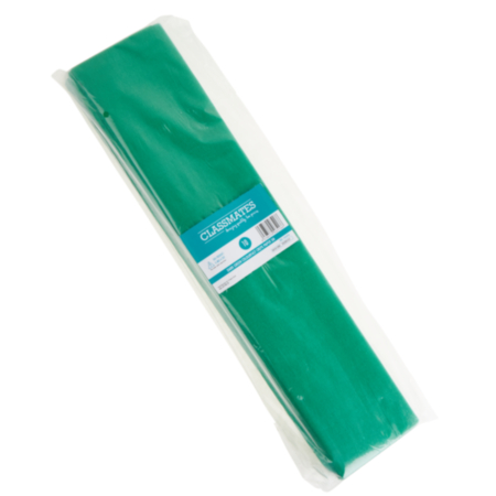 Colour Fast Crepe 3m Dark Green