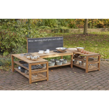 Early Years Forest School Horseshoe Outdoor Workstation