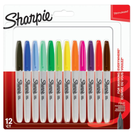 Sharpie Permanent Markers Assorted - Pac