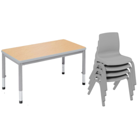 Harl Smll Rect Bundle 4 Chrs 8-11Y Beech