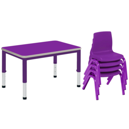Harl Smll Rect Bundle 4 Chrs 8-11Y Prple