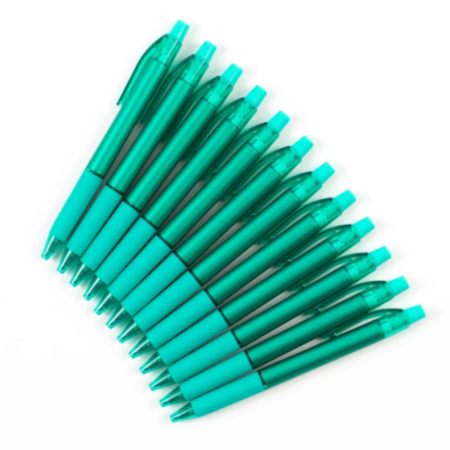 Uni-Ball Eras Gel Clicker Grn Pack 12