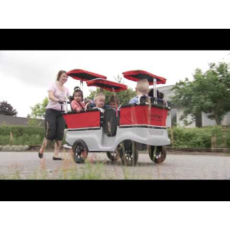 Early Years Outdoor Commercial Winther Standard Turtle Kiddy Bus - 6 Seater
