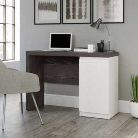 Hudson Chunky Modern Oak Home Office Desk 