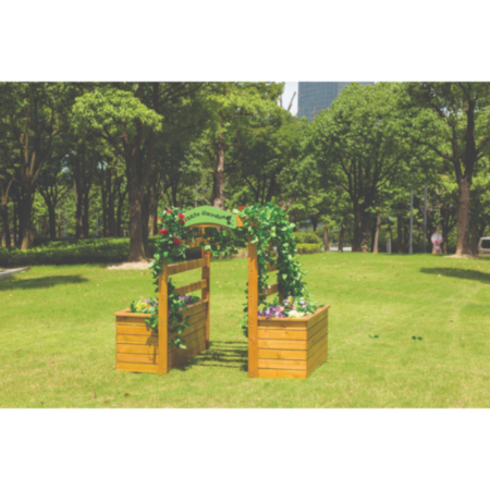 Early Years Outdoor Pinewood Archway Planter