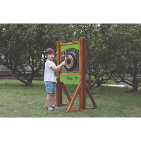 Early Years Wooden Outdoor Gong Music Board