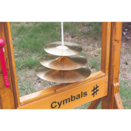 Early Years Wooden Outdoor Cymbals Music Board