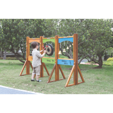 Early Years Wooden Outdoor Music Board - Set of 3