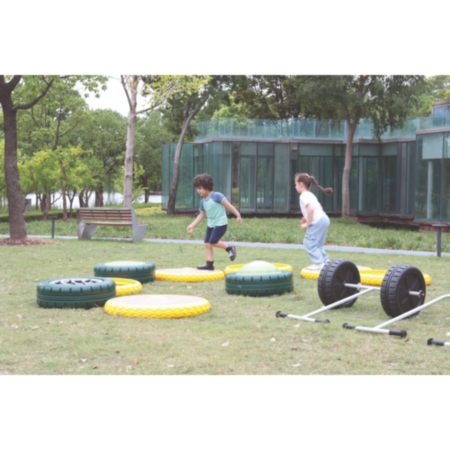 Early Years Outdoor Tyre Balance Challange- Advanced Set