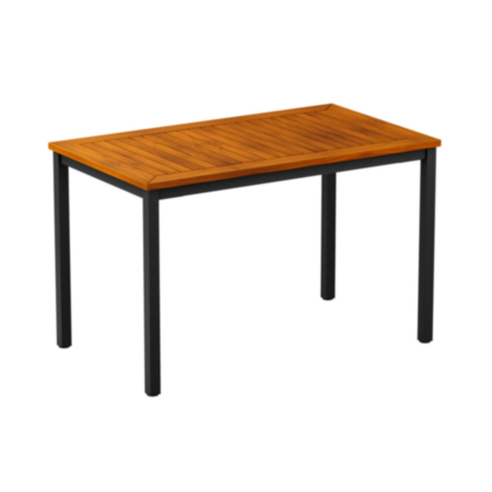 ICE Outdoor Industrial Style Cafe Bistro Table - Rectangular