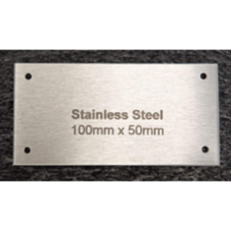 Stainless Steel Personalised Commemorative Bench Plaque