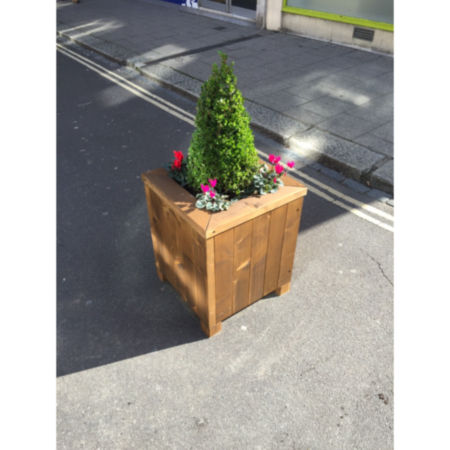5 Slat Wooden Garden Planters