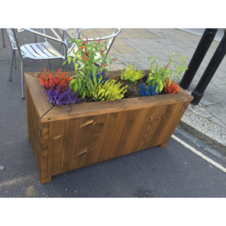13 Slat Wooden Garden Planters