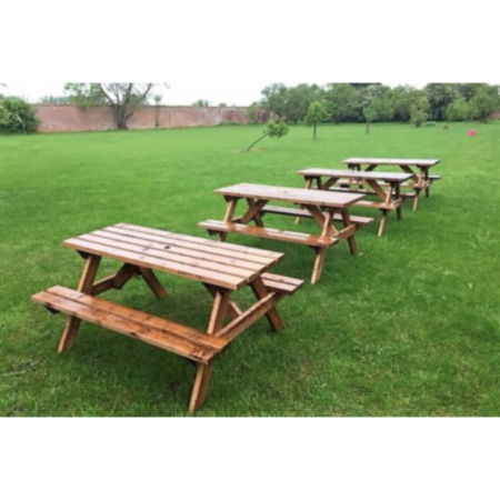 4-8 Seater Wooden Commercial Grade Pub Picnic Table 