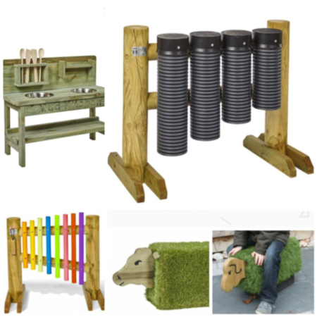 Timotay Early Years Outdoor Playground Sensory Play Bundle 4 
