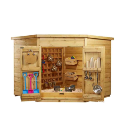 Giant Wooden Outdoor Sand Pit Corner