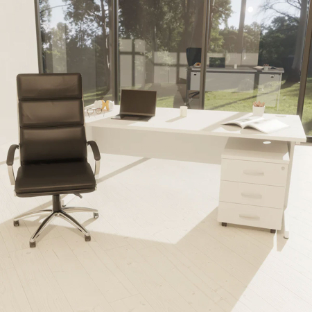 Classic Executive Leather High Back Chair