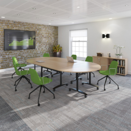 Suzi Upholstered Breakout Chair with or Without Arms and Castors