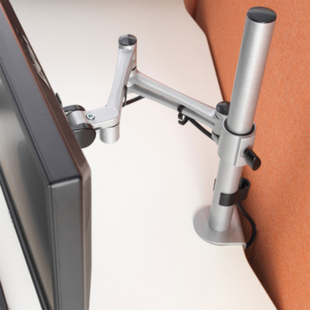 Luna Single Flat Screen Monitor Arm