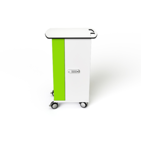 Zioxi 16 USB iPad or Tablet Charging Cart with Code Lock - Master Key