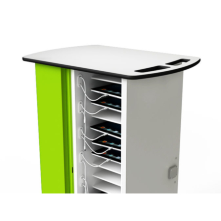 Zioxi 16 USB iPad/Tablet Charging Cart with Key Lock