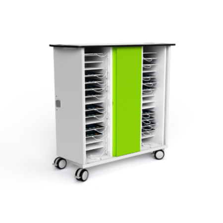 Zioxi 32 USB iPad/Tablet Charging Cart with Key Lock