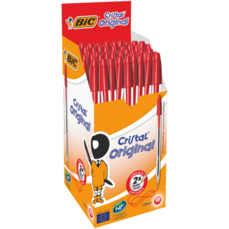 Bic Cristal Ballpen Med Redx50