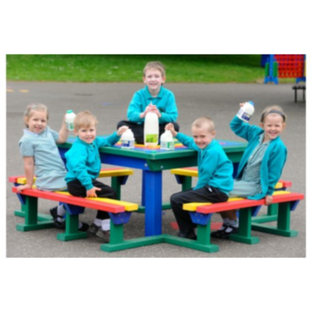 Children&#039;s Octobrunch Recycled Plastic Picnic Bench